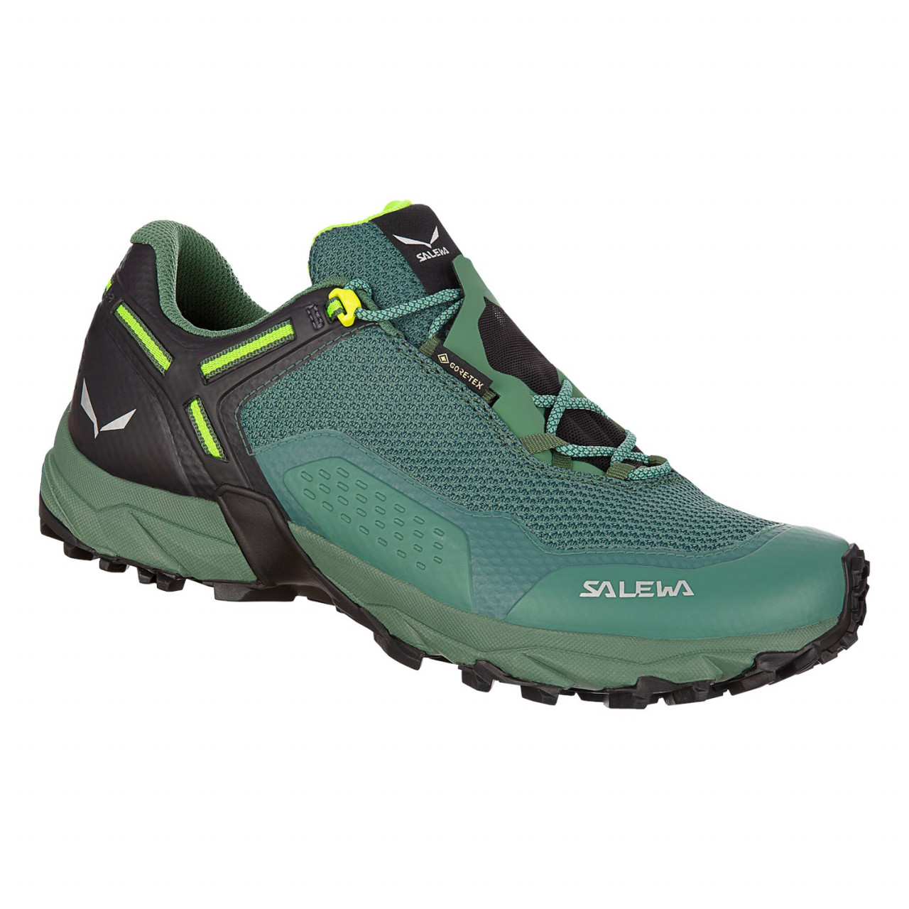 Salewa Men's Speed Beat GORE-TEX® Hiking Shoes Green/Blue ZNO-568739